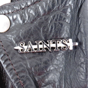 SAINTS SWORD LOGO ENAMEL PIN - 2" x .25" - Image 4