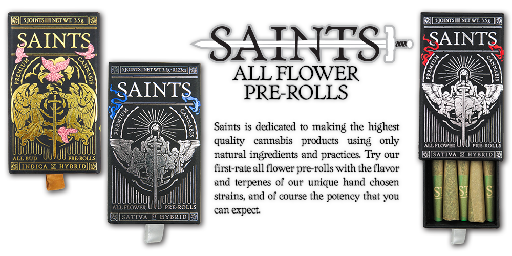 Saints All Flower Pre Rolls