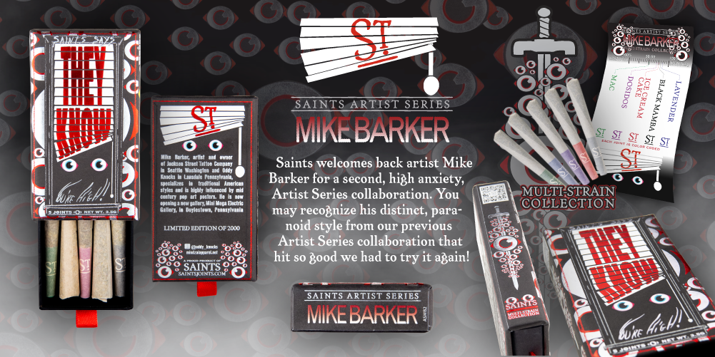 Saints Artist Series Mike Barker