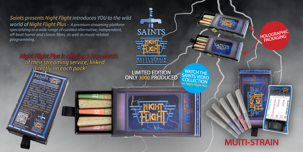 Saints presents Night Flight Plus